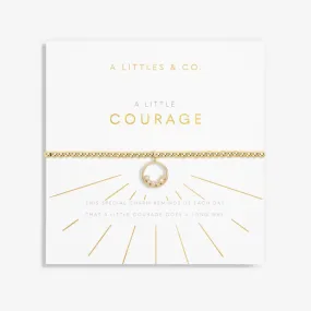 A Little 'Courage' Bracelet In Gold-Tone Plating