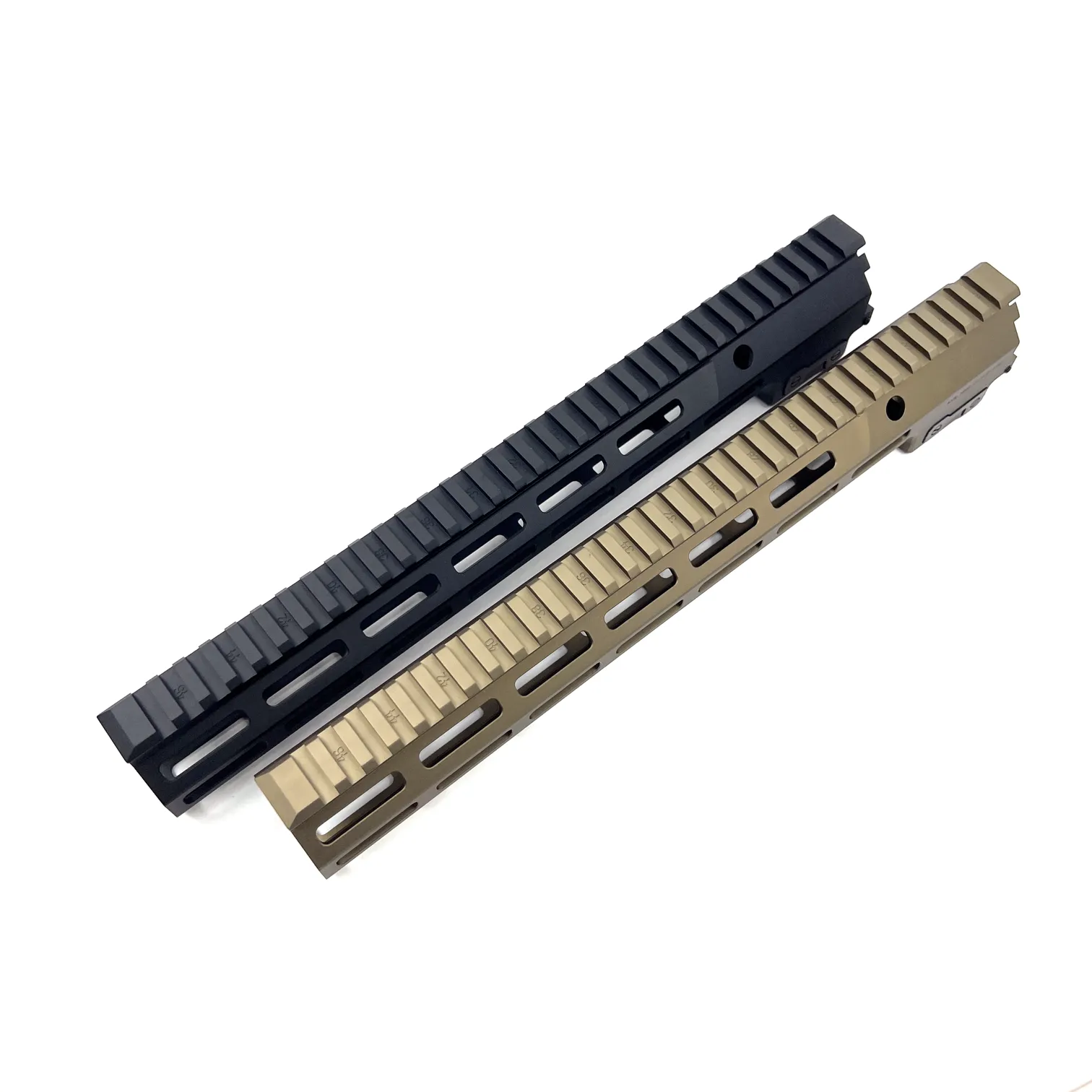 AIRSOFT ARTISAN MK16 13.5" MLOK RAIL FOR M4/M16 SERIES AEG / GBB / PTW (Black / Tan)