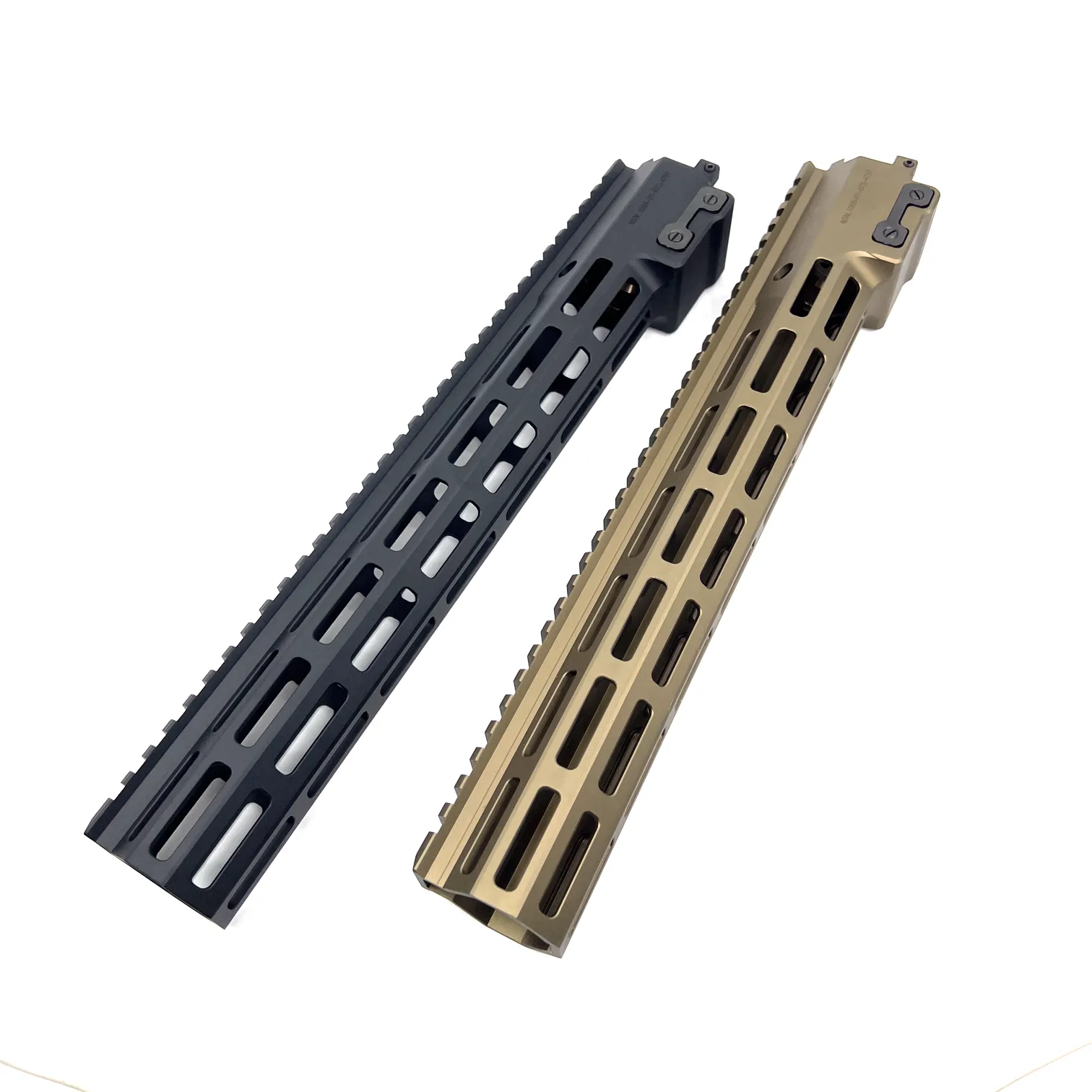 AIRSOFT ARTISAN MK16 13.5" MLOK RAIL FOR M4/M16 SERIES AEG / GBB / PTW (Black / Tan)