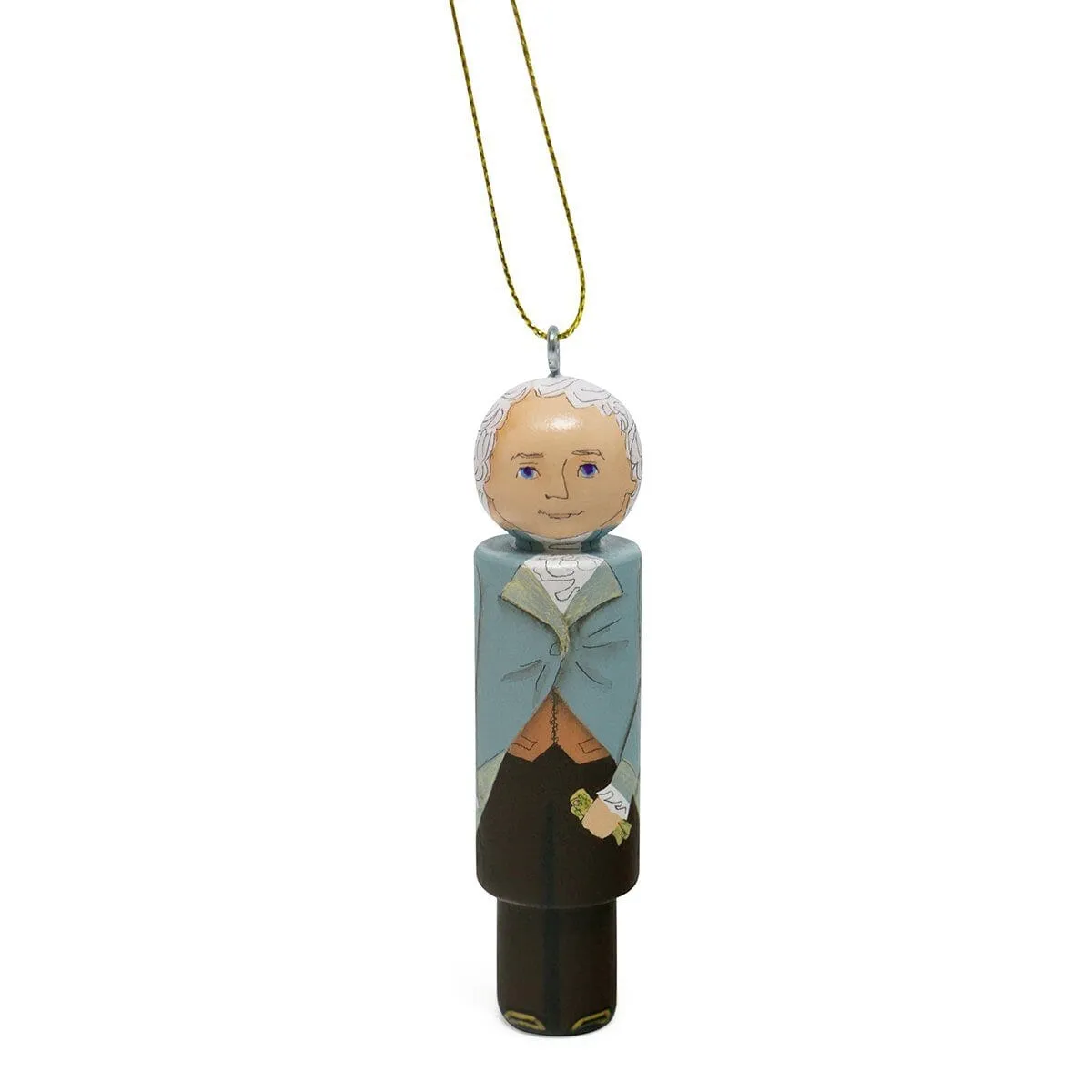 Alexander Hamilton Wooden Ornament