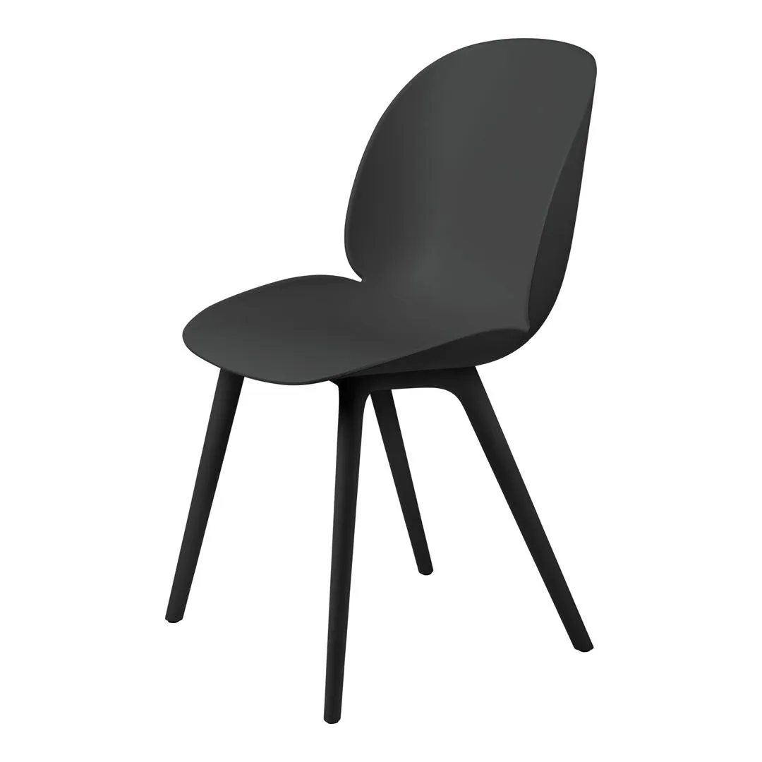 Beetle Dining Chair - Monochrome - Plastic Base