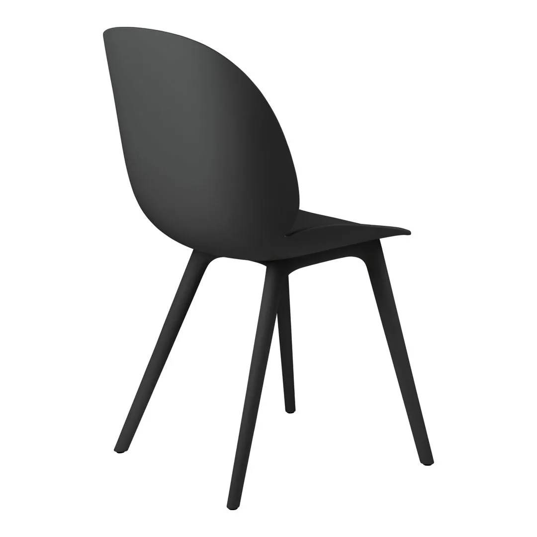 Beetle Dining Chair - Monochrome - Plastic Base