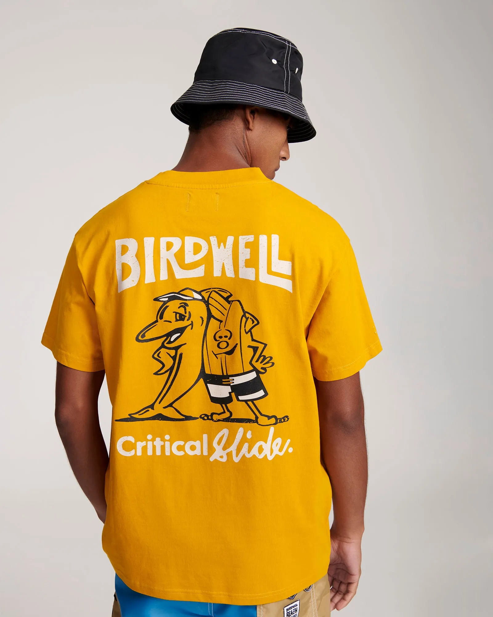 Birdwell x TCSS Dolfin Tee - Mustard