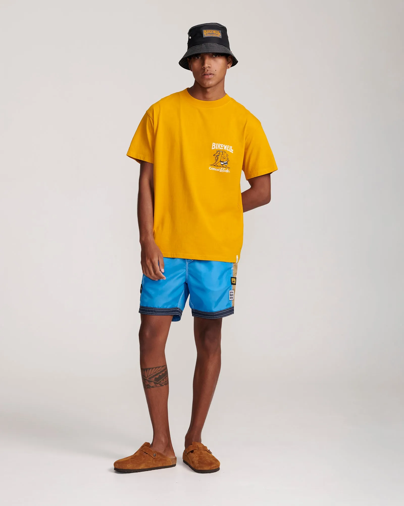 Birdwell x TCSS Dolfin Tee - Mustard