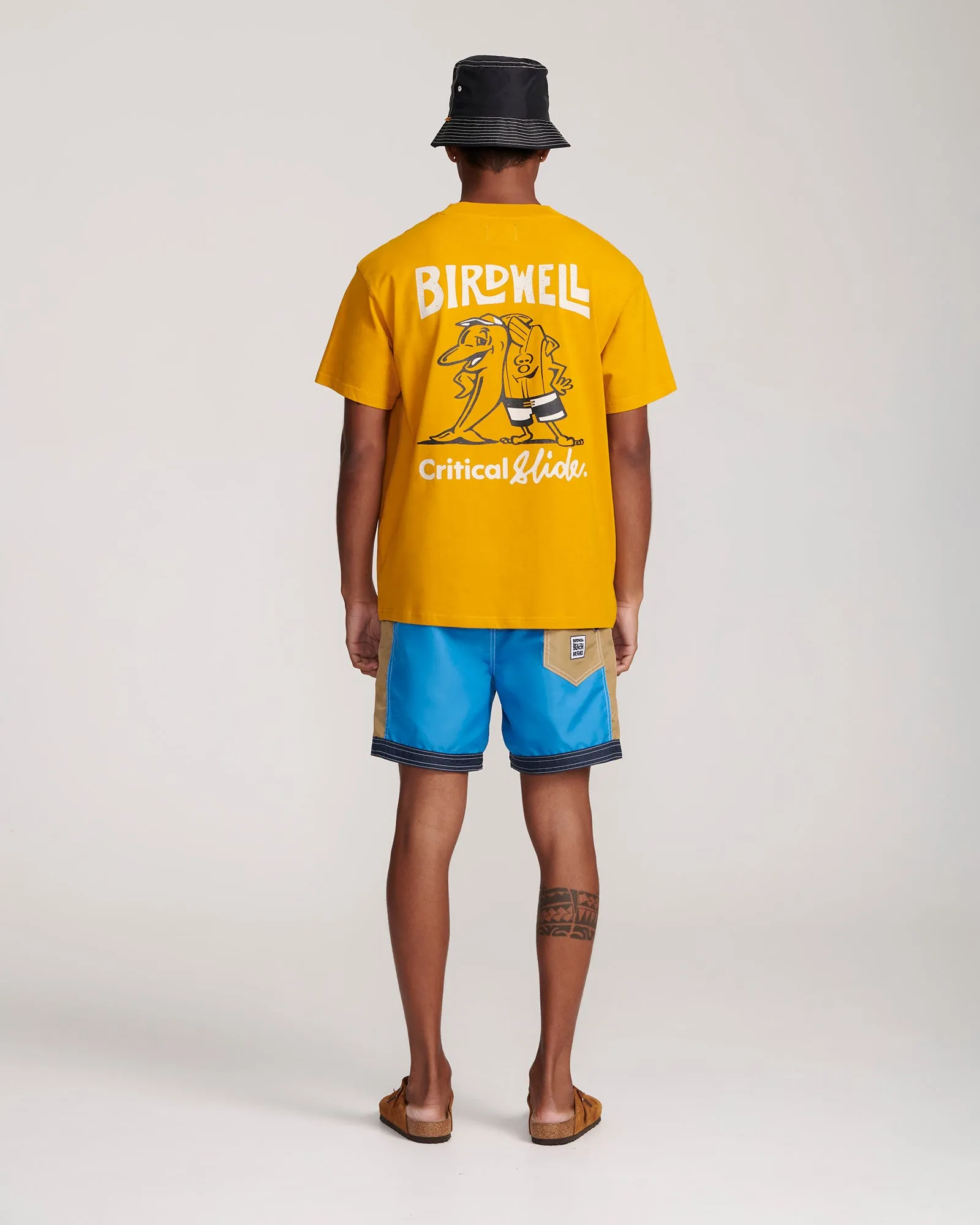 Birdwell x TCSS Dolfin Tee - Mustard