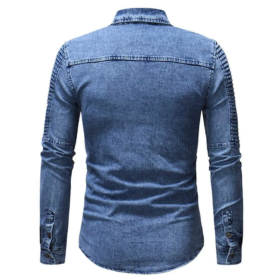 Camisa Masculina Jeans Grecce