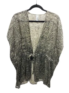 Cardigan By Chicos In Animal Print, Size: S