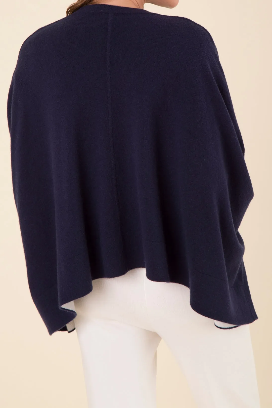 CASHMERE EASY WRAP CARDIGAN