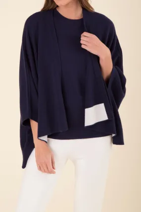 CASHMERE EASY WRAP CARDIGAN