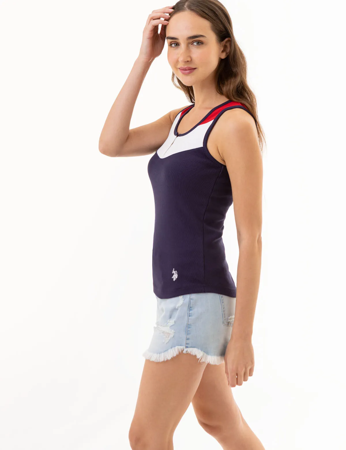 CHEVRON HENLEY TANK