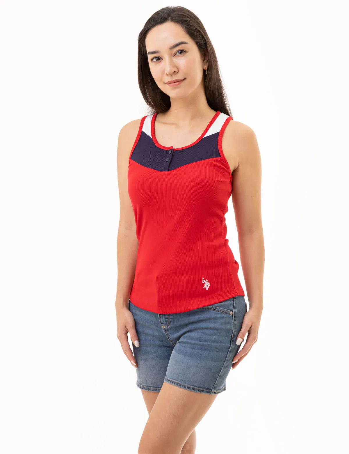 CHEVRON HENLEY TANK