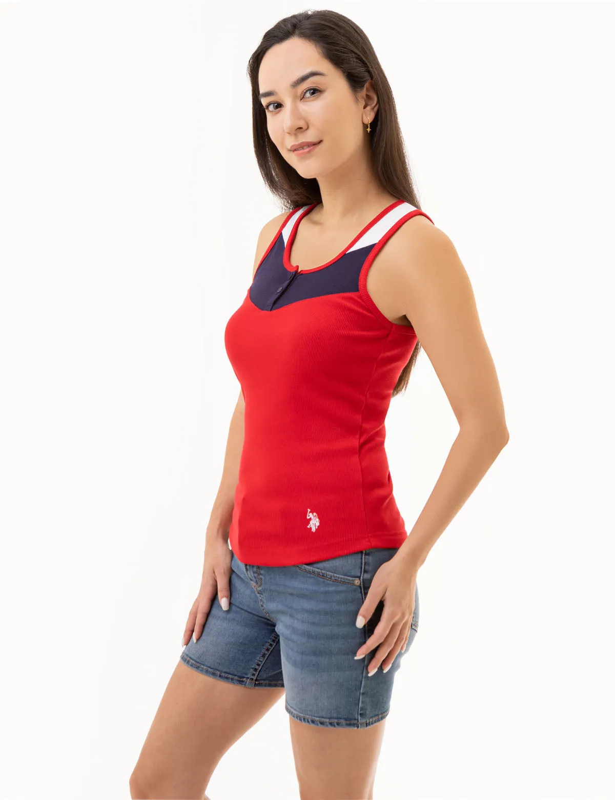 CHEVRON HENLEY TANK