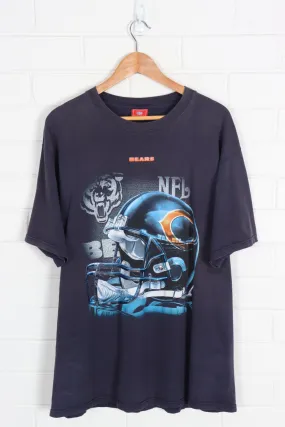 Chicago Bears NFL Big Helmet Football Graphic Tee (XL)