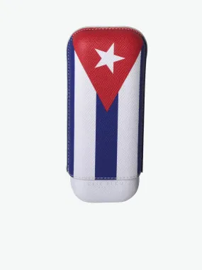 Cuban Flag Double Cigar Case