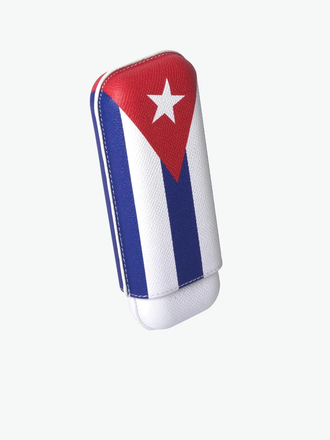 Cuban Flag Double Cigar Case