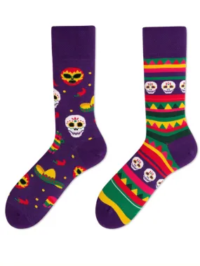 Dia de los Muertos Cozy Socks