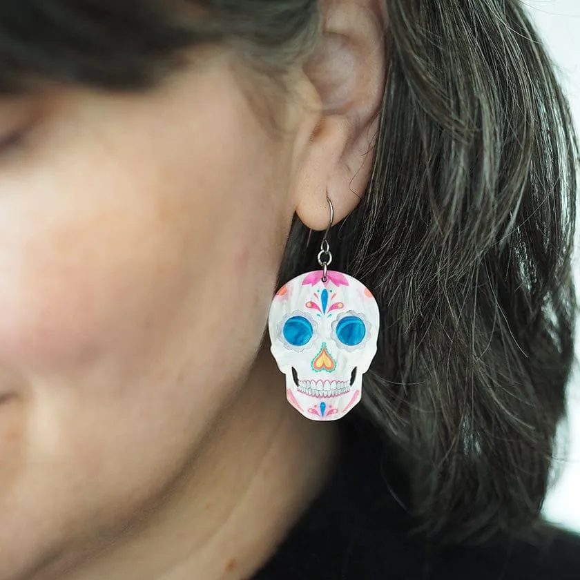 Dia De Los Muertos Drop Earrings