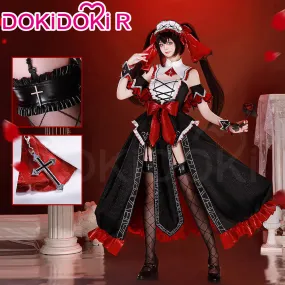 DokiDoki-R Anime Date A Live Cosplay Kurumi Tokisaki Costume Ratziel