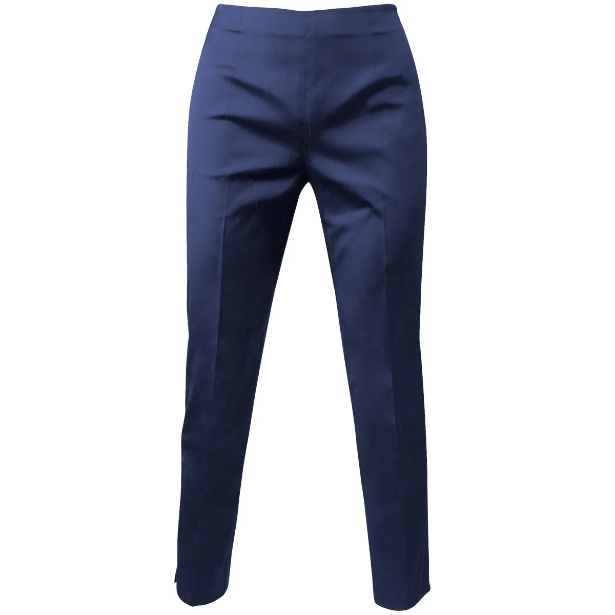 Dupioni Silk/Lycra Capri in Sapphire