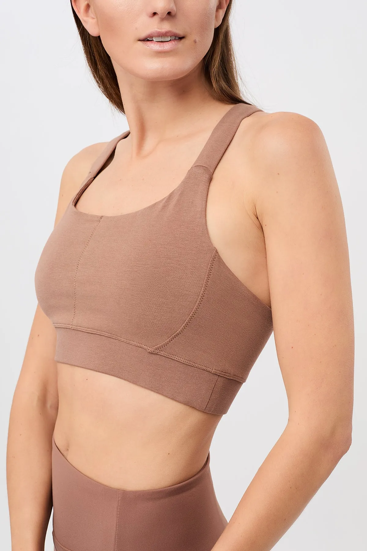 Extra Support Bra (Cappuccino), GOTS