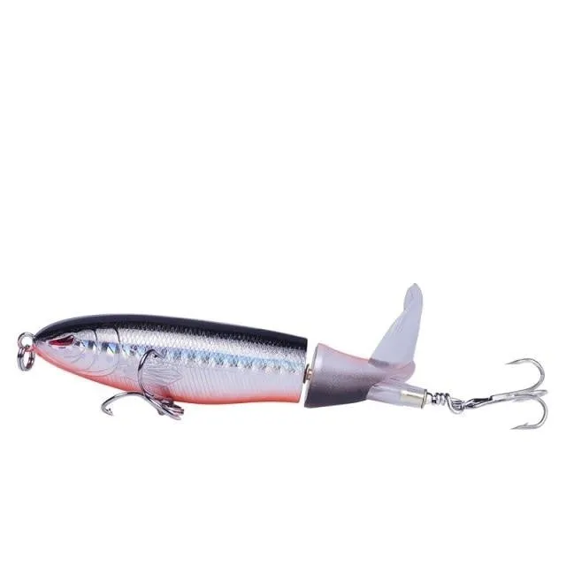 Fishing lure 1PC 13g/10cm Propeller Top water Artificial Bait Hard Plapper Soft Rotating afterbody Fishing Tackle воблеры