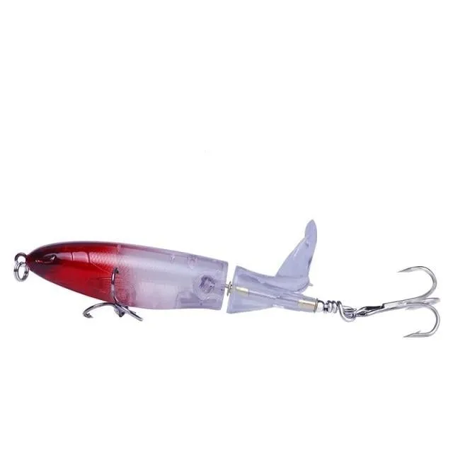 Fishing lure 1PC 13g/10cm Propeller Top water Artificial Bait Hard Plapper Soft Rotating afterbody Fishing Tackle воблеры