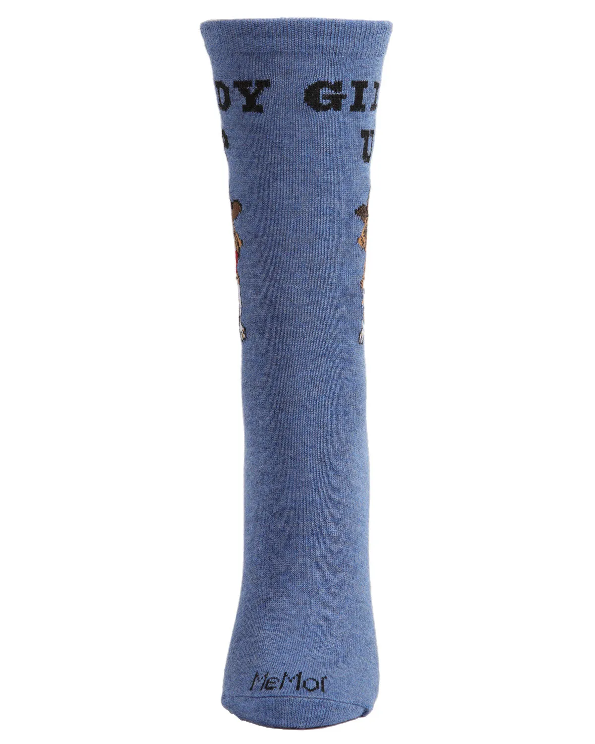 Giddy Up Pup Bamboo Blend Crew Socks