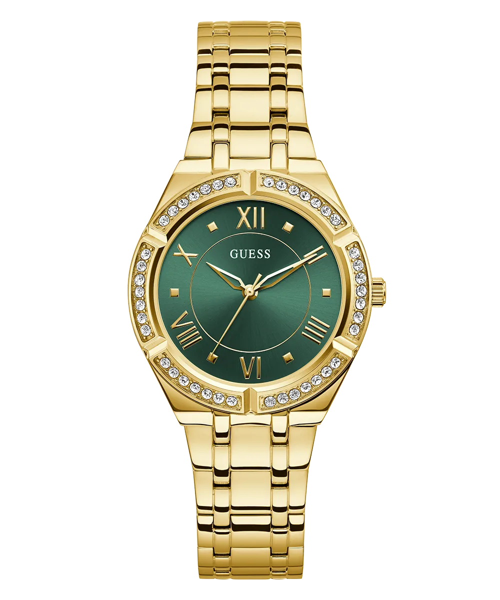 GUESS Ladies Gold Tone Analog Watch