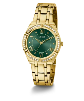 GUESS Ladies Gold Tone Analog Watch