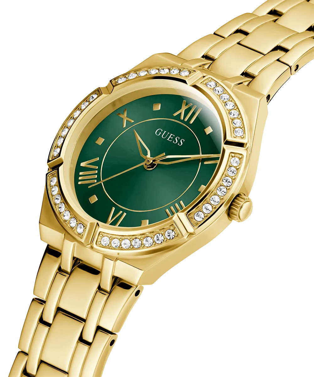 GUESS Ladies Gold Tone Analog Watch