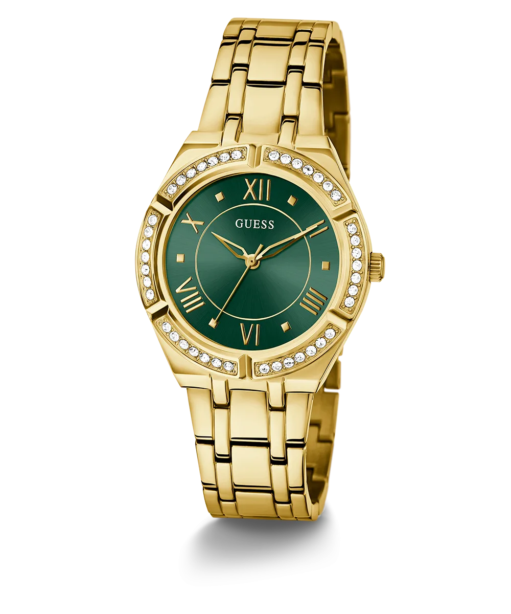 GUESS Ladies Gold Tone Analog Watch