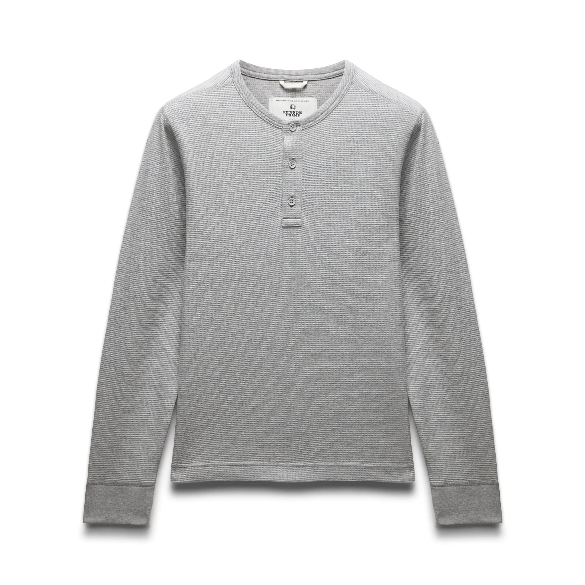 Lighweight Waffle Henley