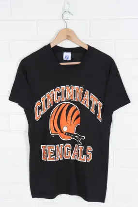 LOGO 7 Cincinnati Bengals NFL Football Thin Tee USA Made (S)