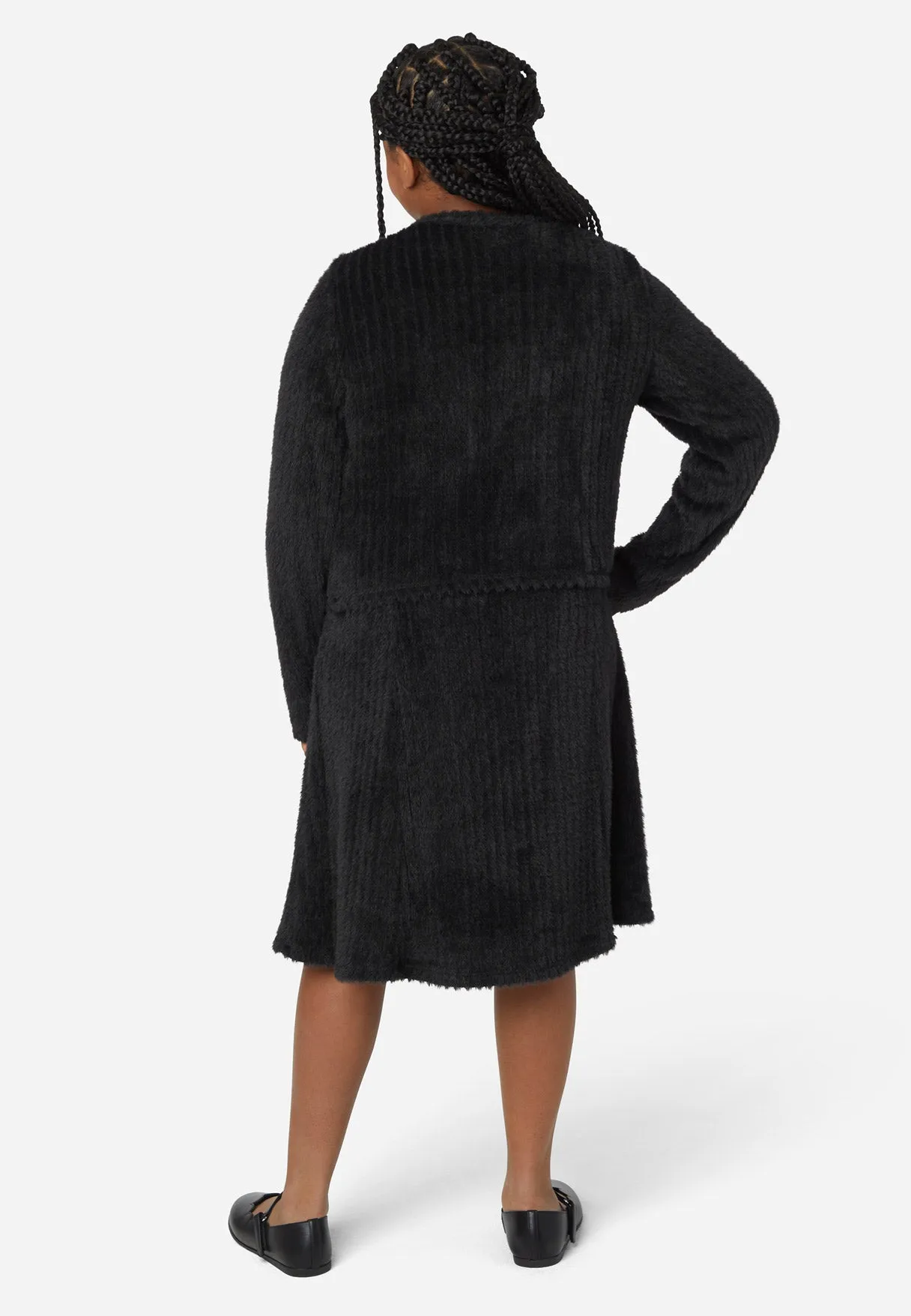 Long-Sleeve Cardi Dress