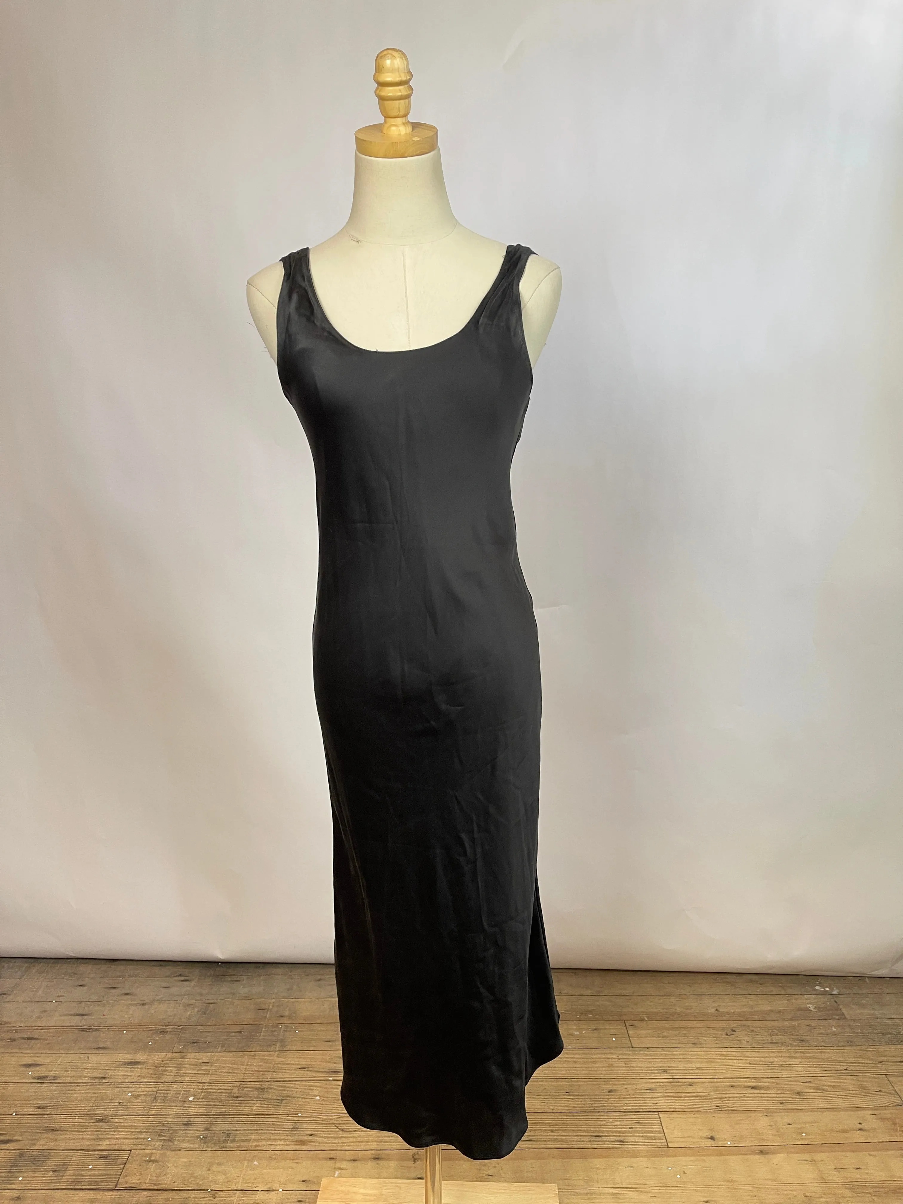 Maison de Papillion Black Silk Dress (S)