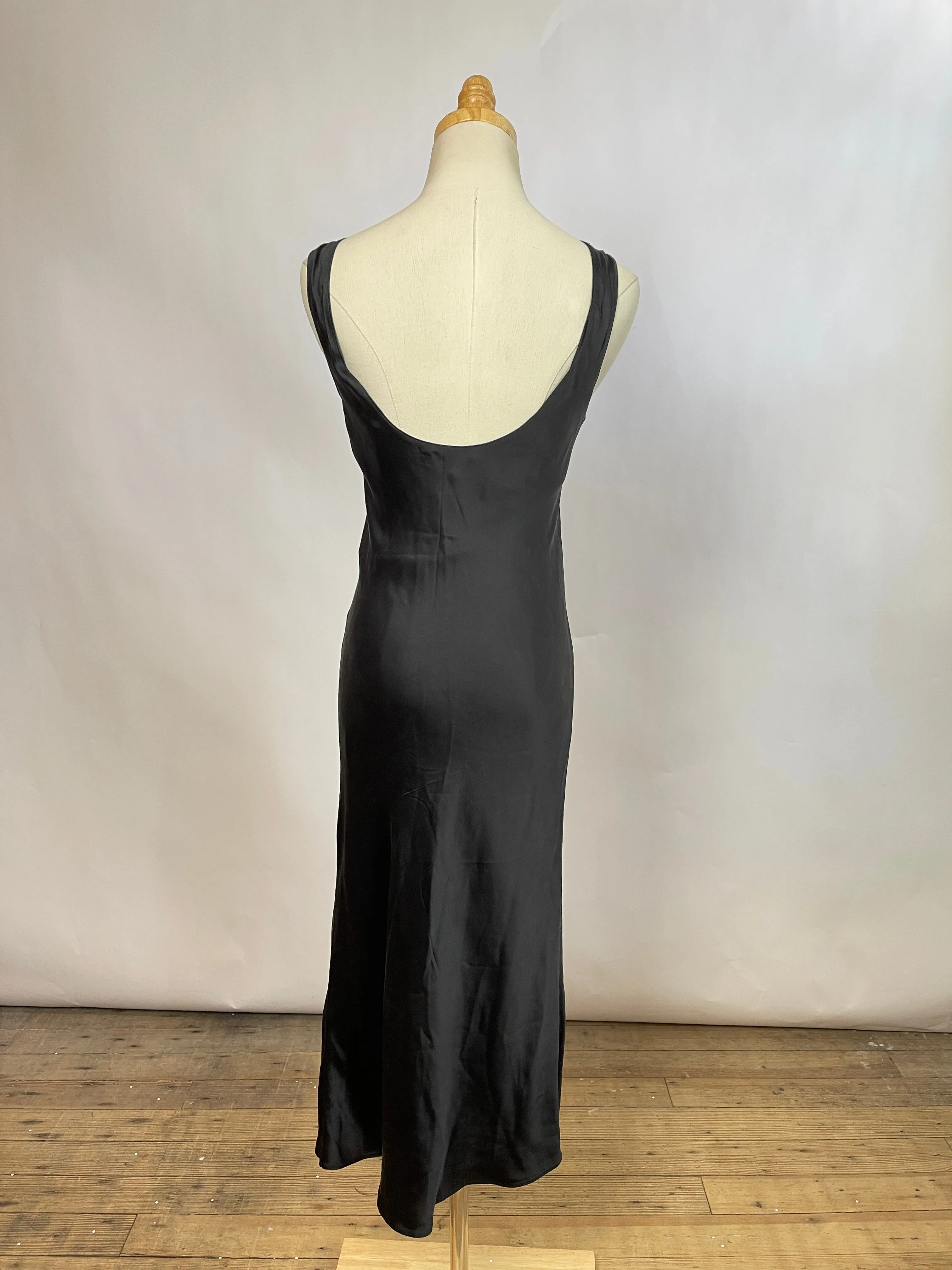 Maison de Papillion Black Silk Dress (S)