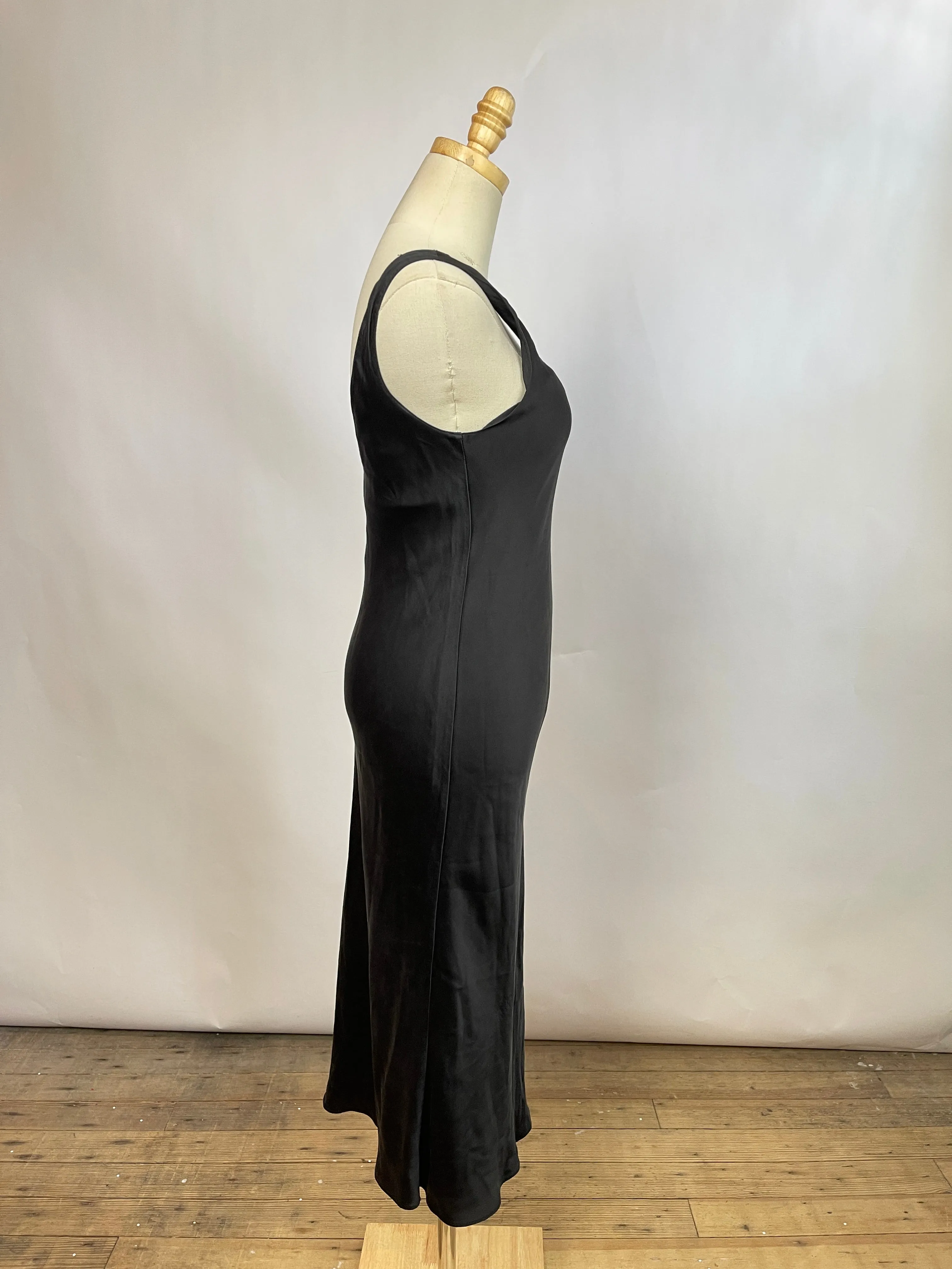 Maison de Papillion Black Silk Dress (S)