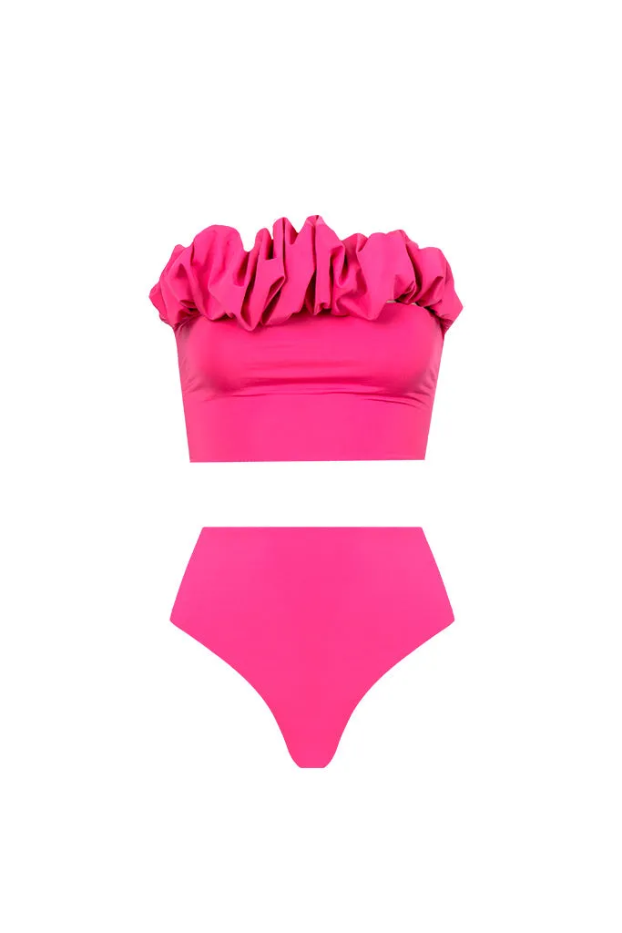 Maygel Coronel - Capri Two Piece - Magenta