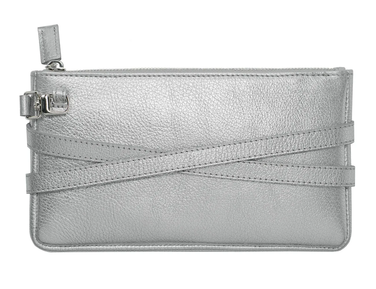 minibag metallic silver