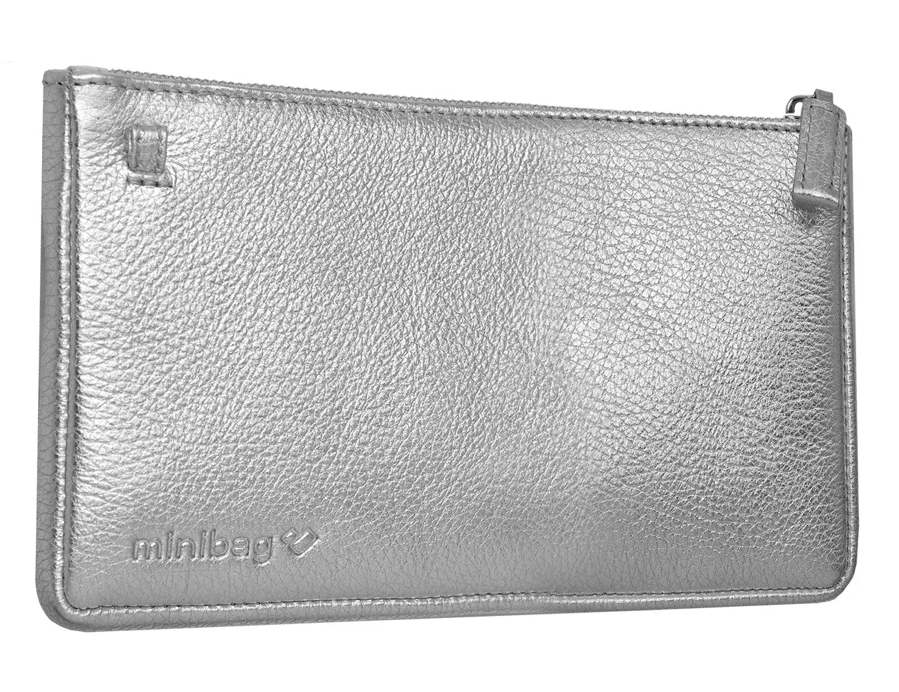 minibag metallic silver