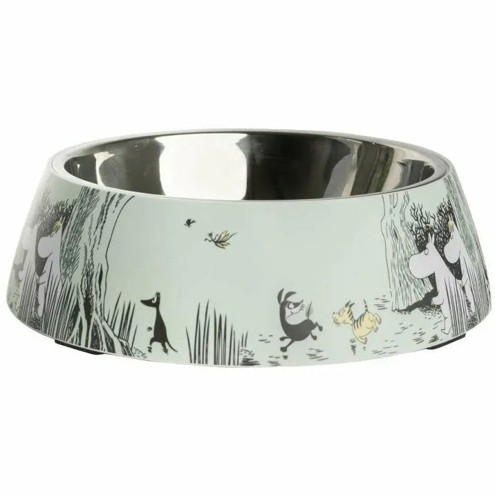 Moomin For Pets Food Bowl Green XL - Muurla