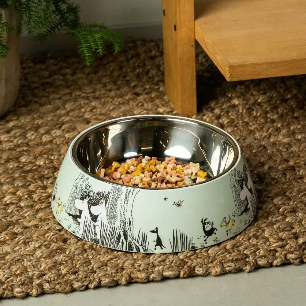 Moomin For Pets Food Bowl Green XL - Muurla