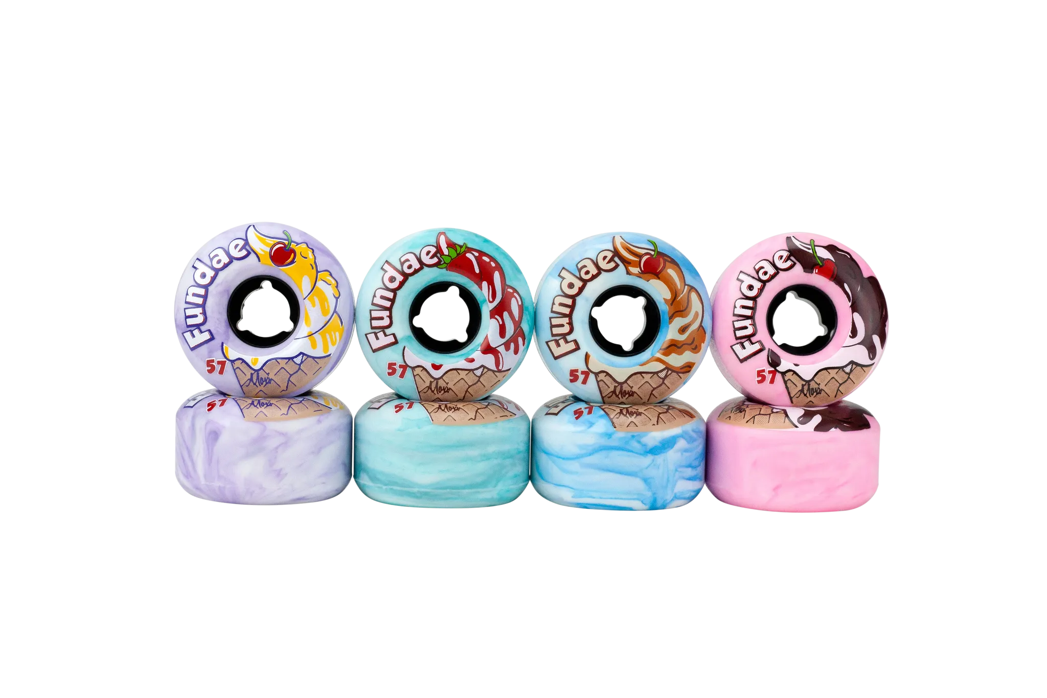 Moxi Fundae Hybrid Wheels 57mm 4 Pack