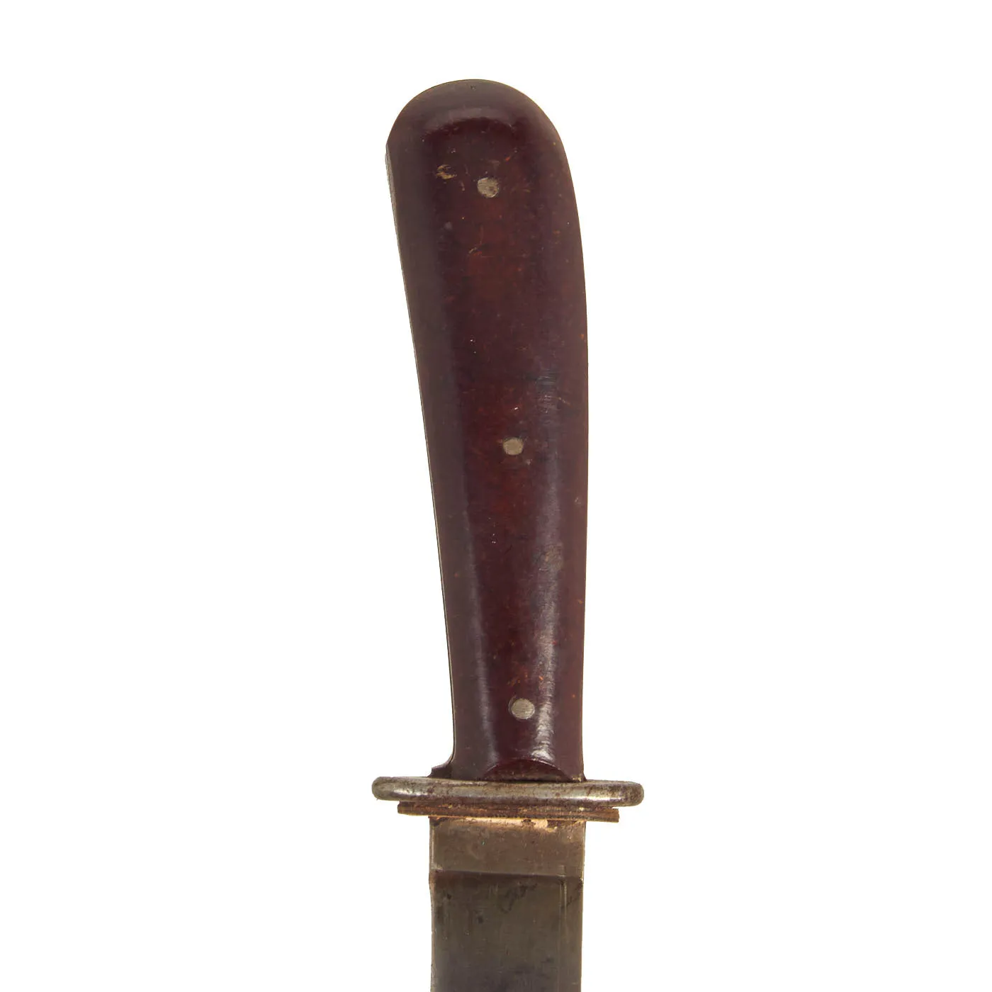 Original German WWII Bakelite Handle Trench Fighting Knife by PUMA-Werk with Boot Scabbard