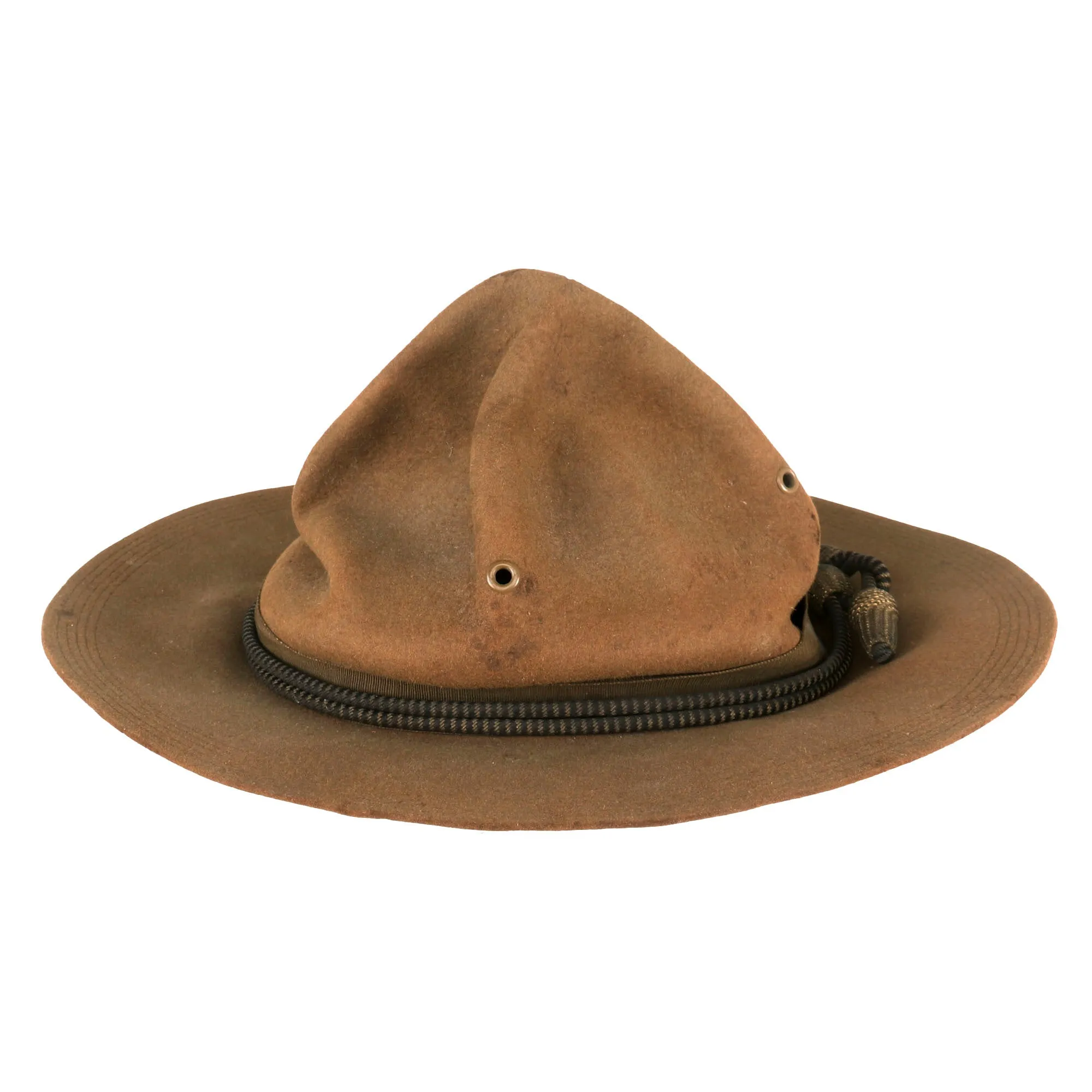 Original U.S. WWI M1911 Campaign Hat with Officer’s Cord