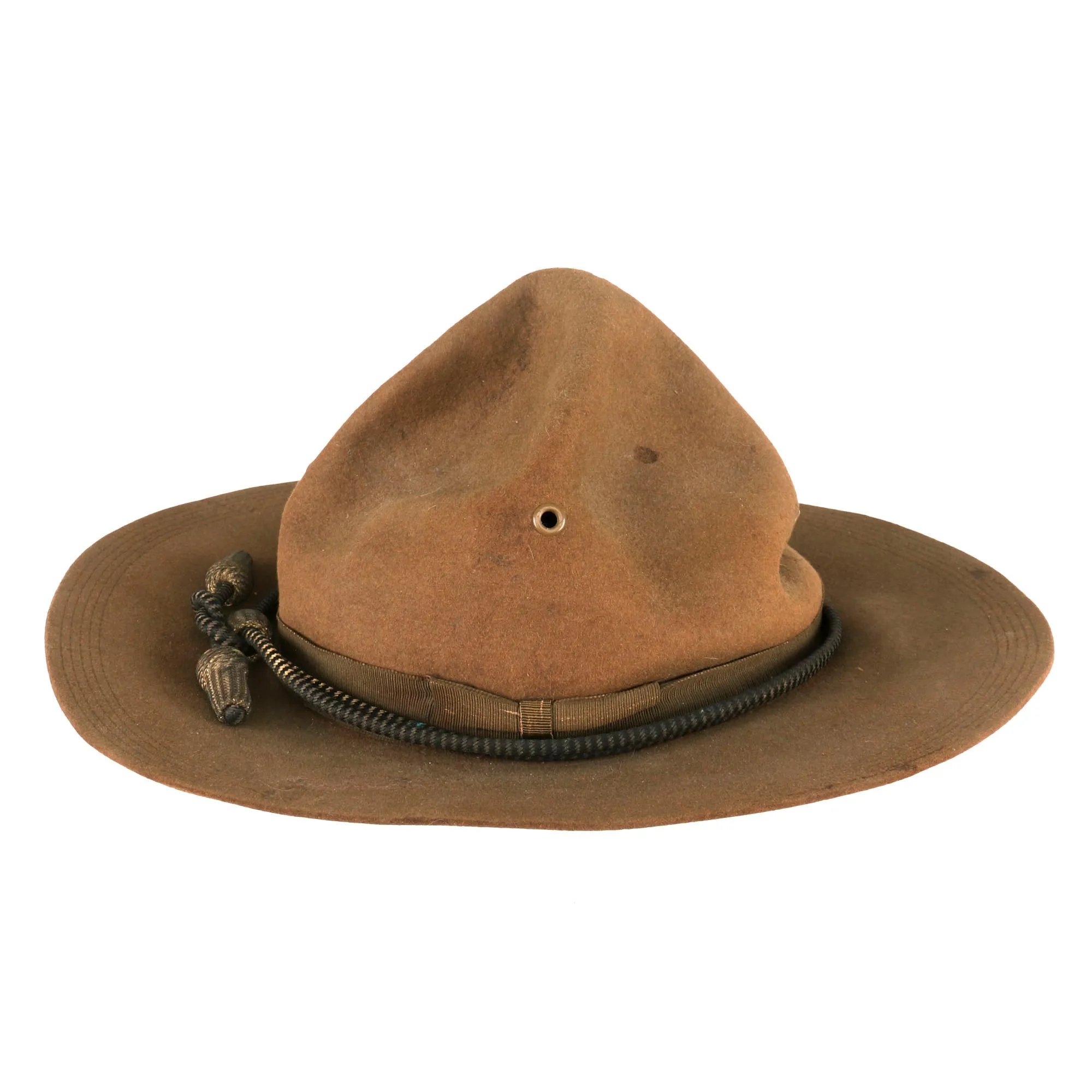 Original U.S. WWI M1911 Campaign Hat with Officer’s Cord