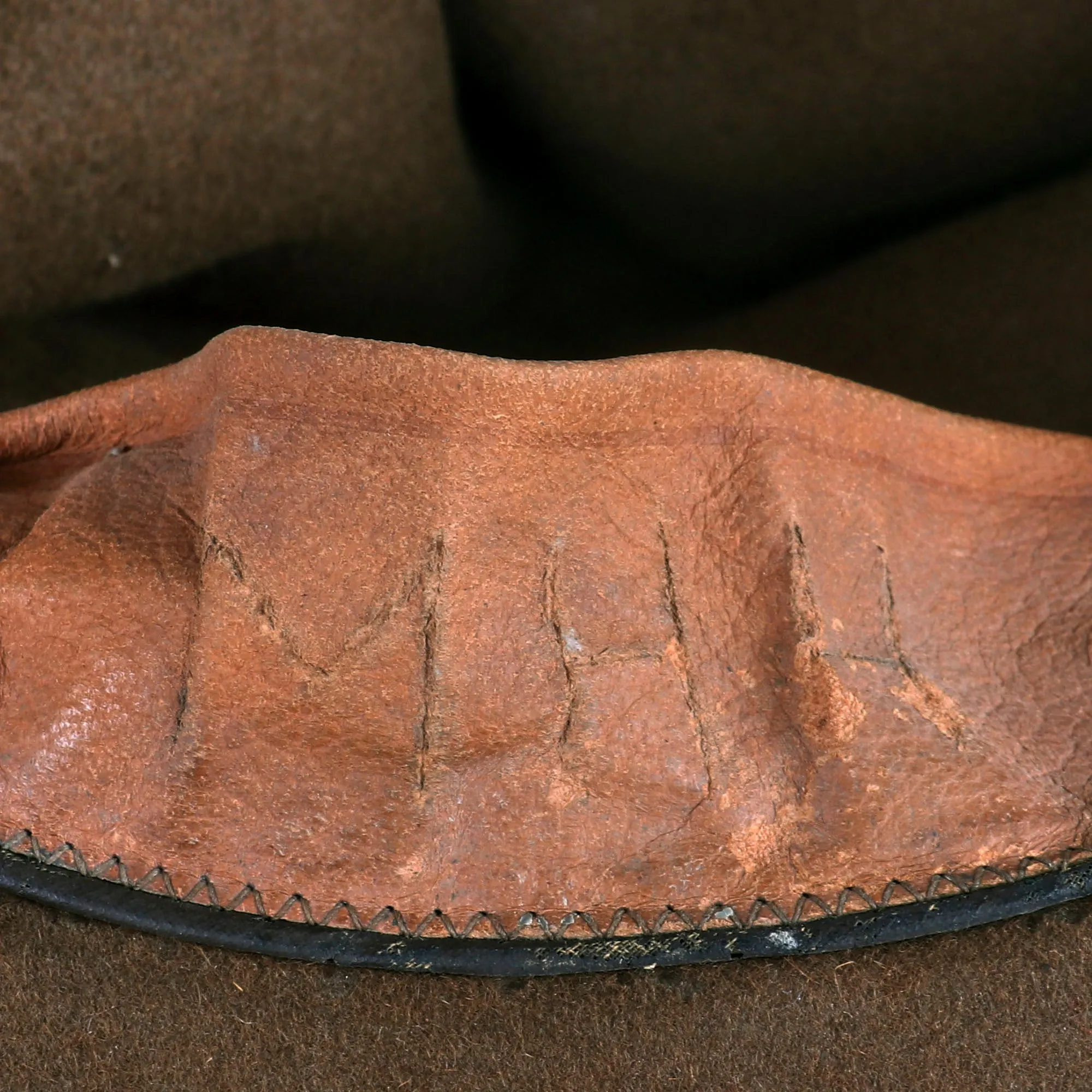 Original U.S. WWI M1911 Campaign Hat with Officer’s Cord