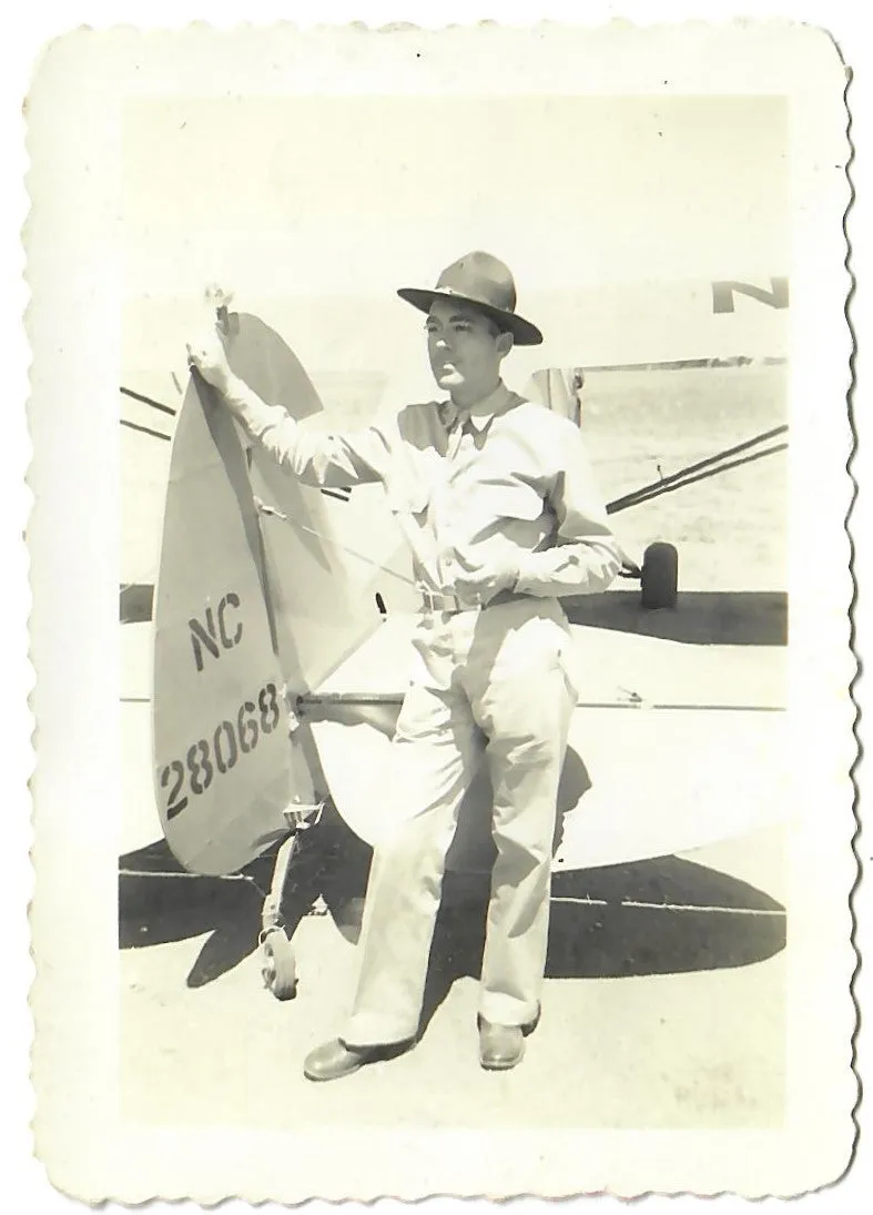 Original WWII U.S. Army Air Corps M1911 Campaign Hat with Cord, Chinstrap & Period Photographs - Dated 1941