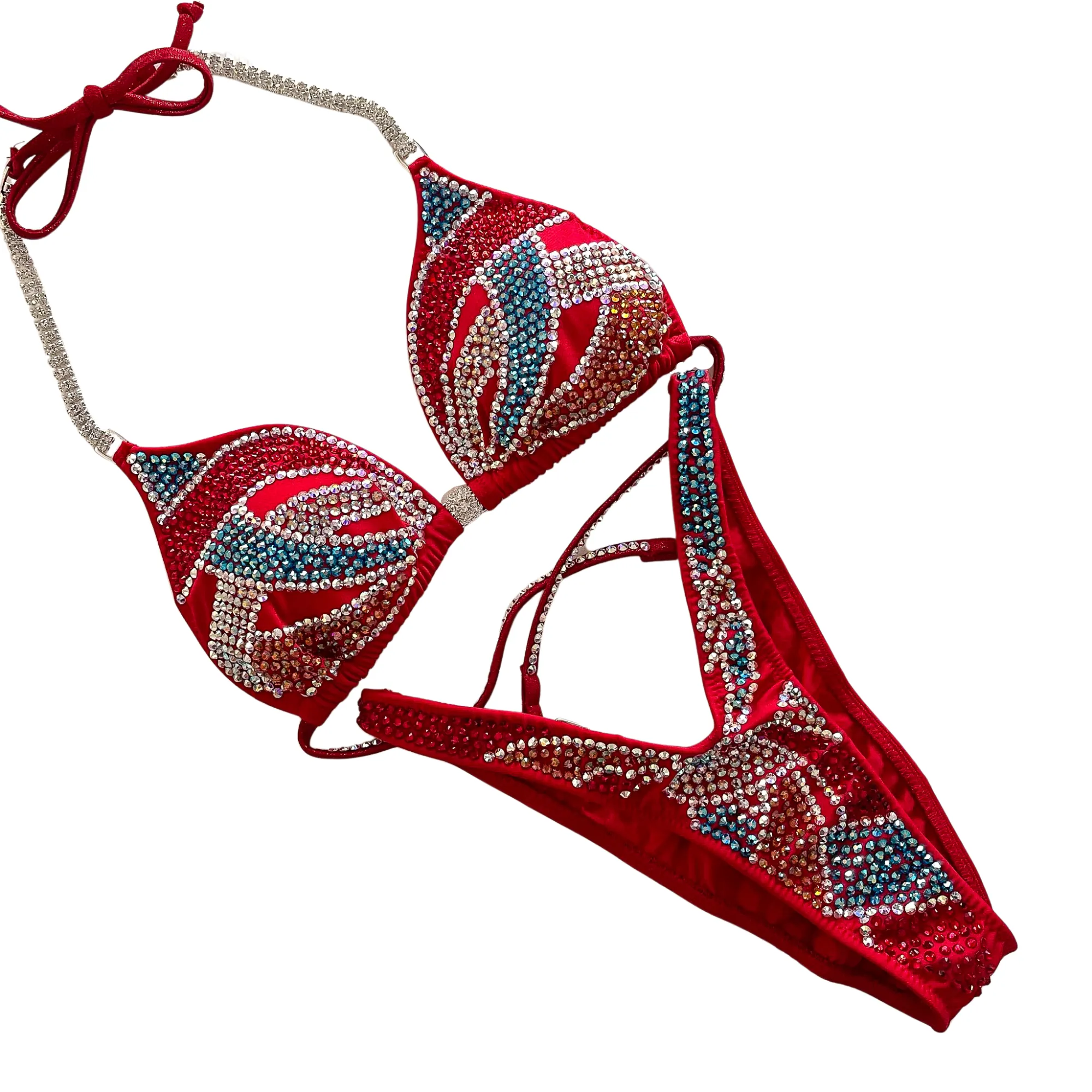 Quick Ship - Figure Ribbon - Tricot Red (QS-068)