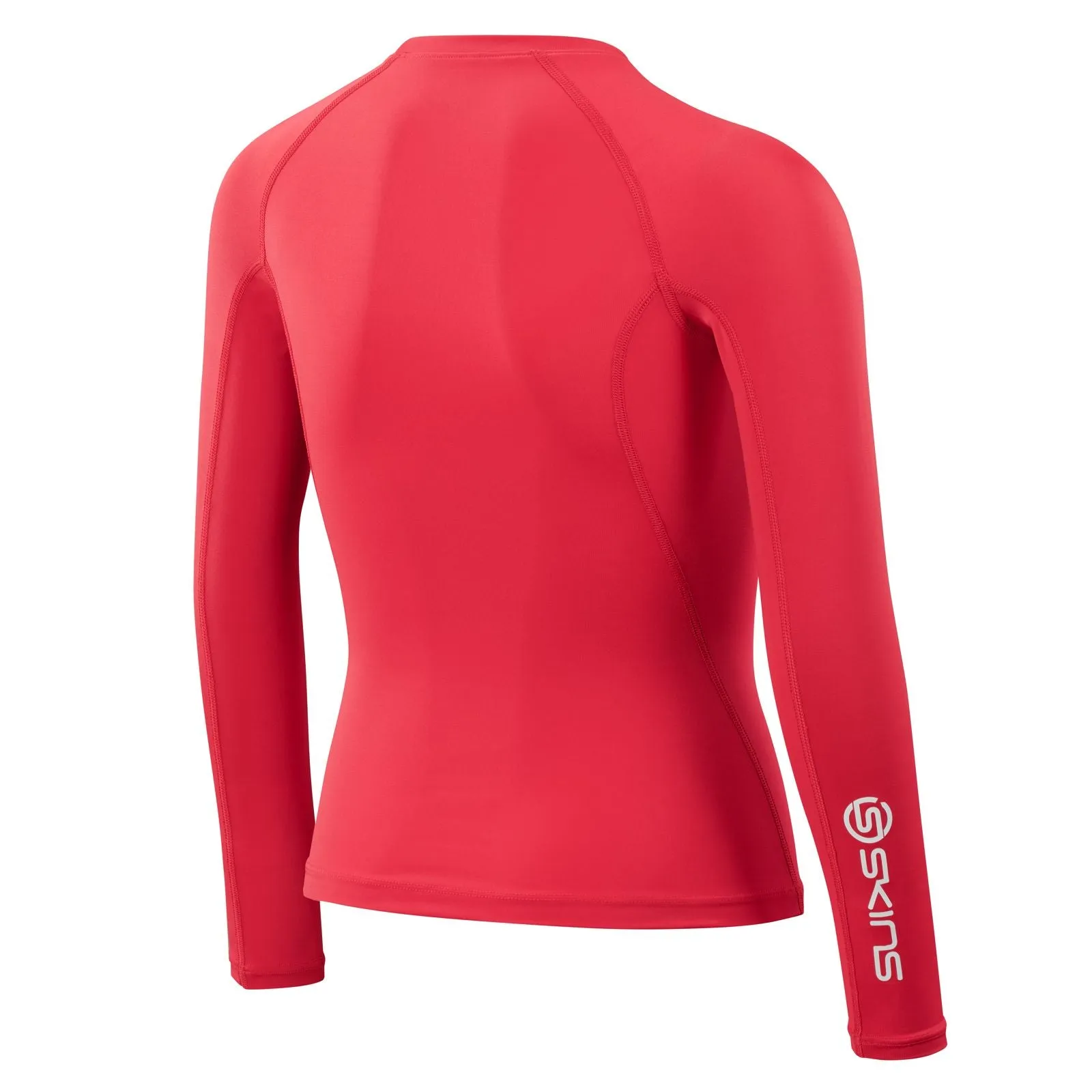 SKINS SERIES-1 YOUTH LONG SLEEVE TOP RED